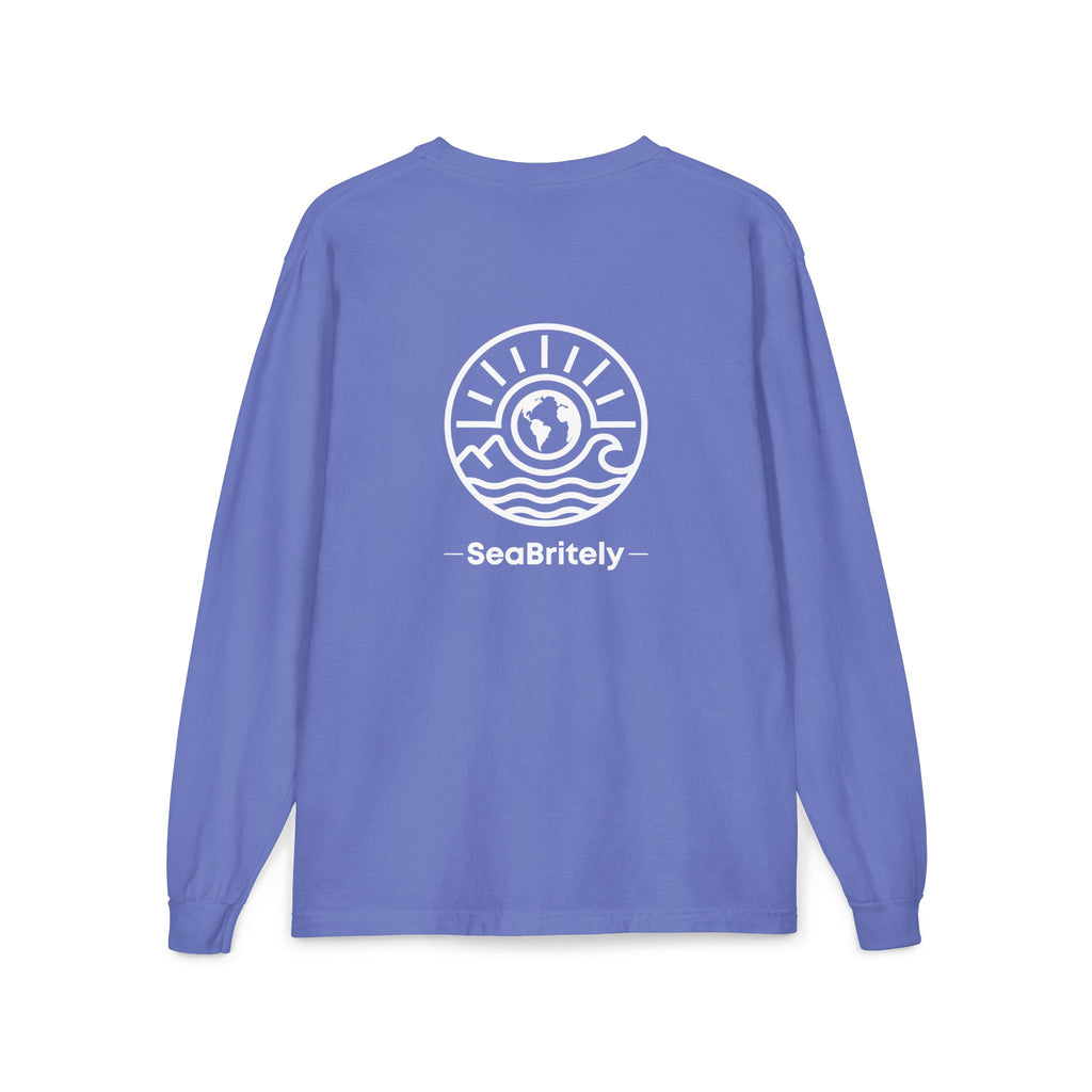 Long Sleeve Pocket T-Shirt — Classic White Cotton Tee