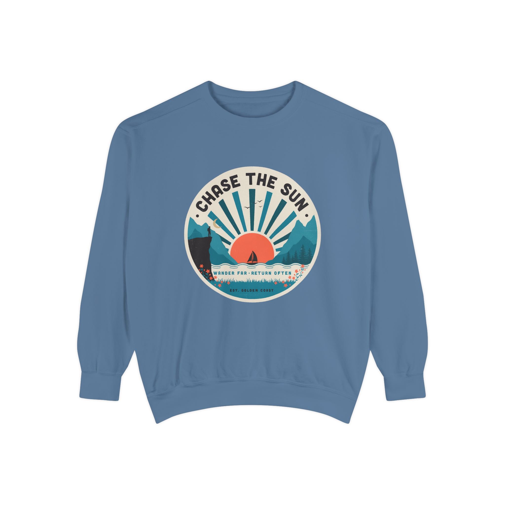 Chase the Sun Vintage Graphic Sweatshirt