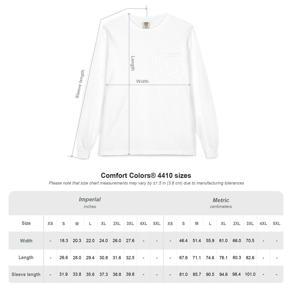 Long Sleeve Pocket T-Shirt — Classic White Cotton Tee