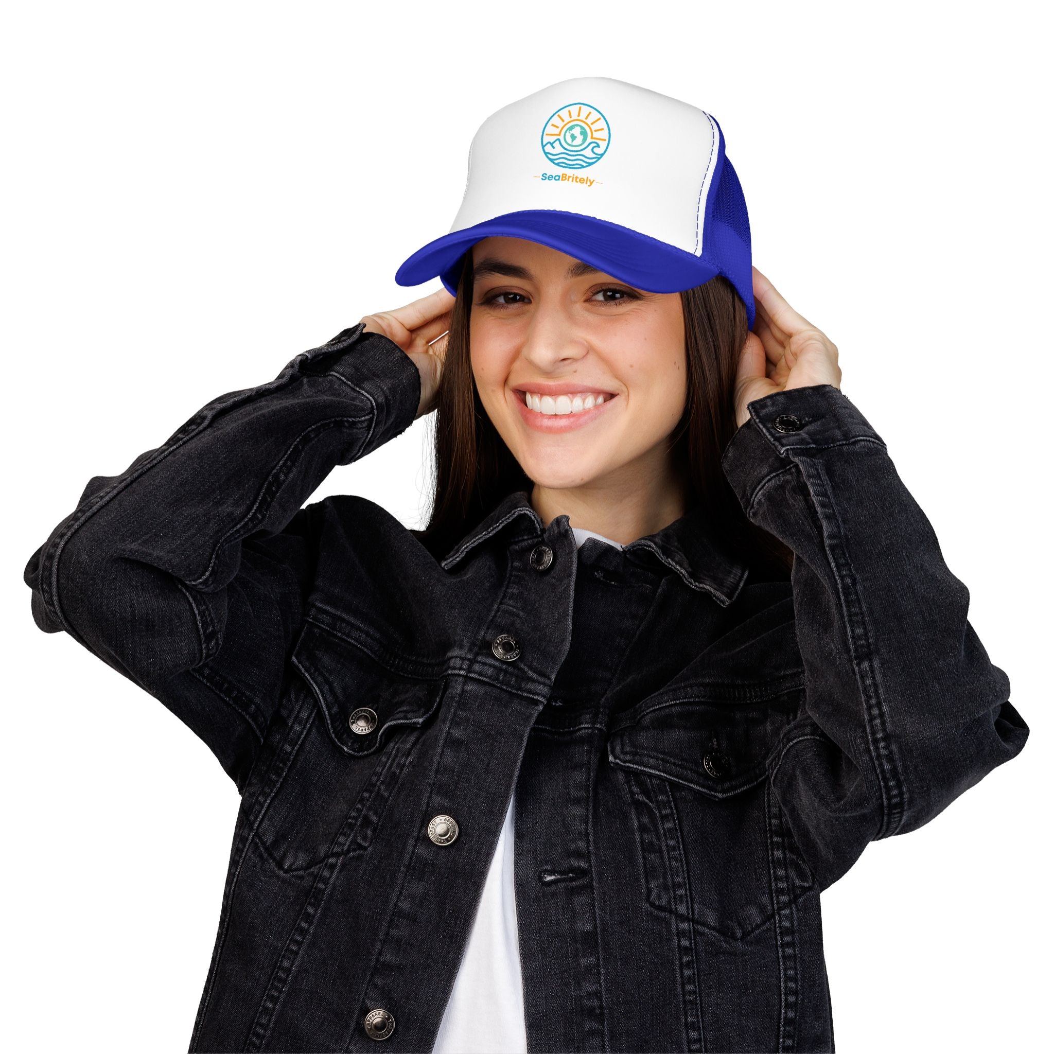 Sunrise Wave Trucker Cap - Foam Trucker Hat