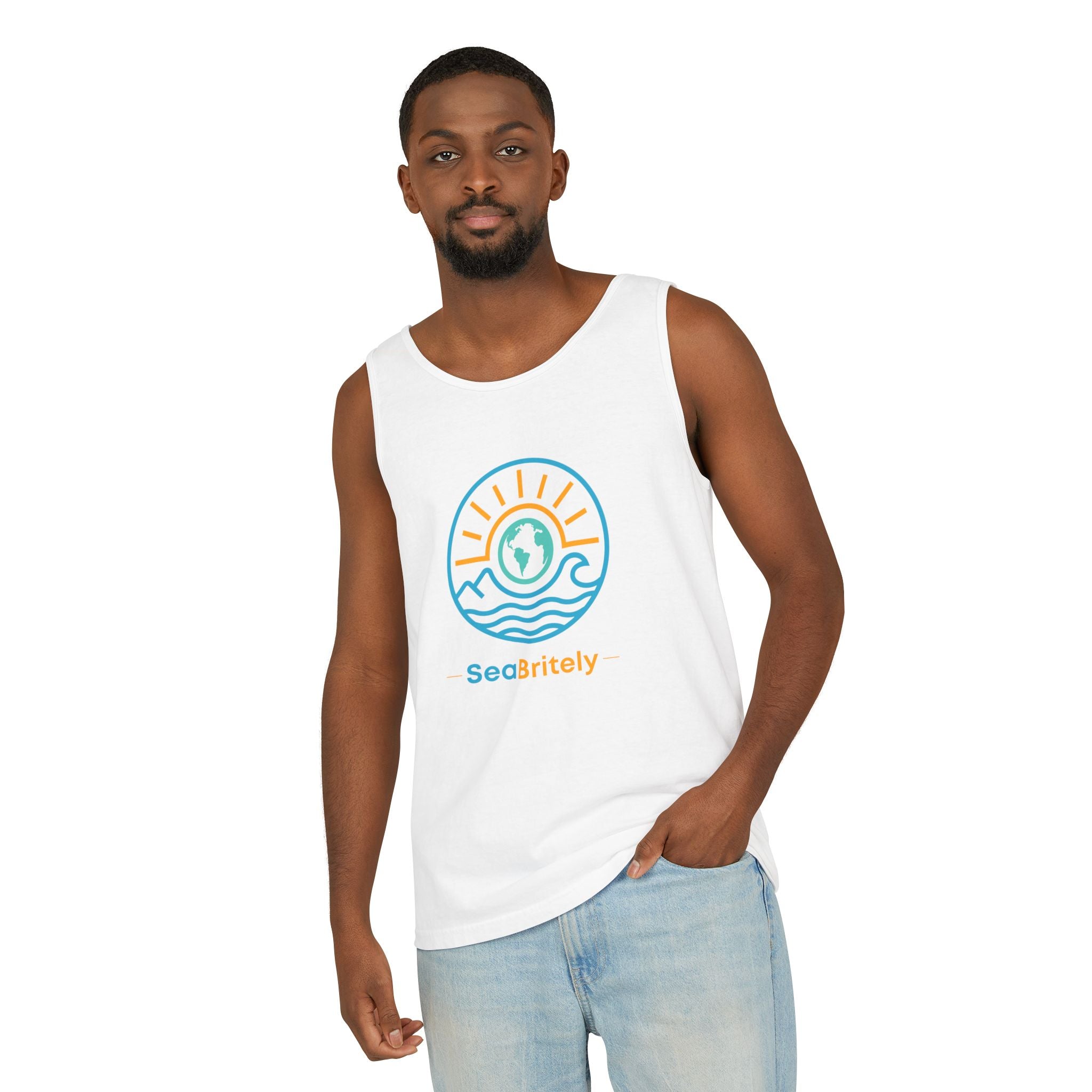 SeaBritey Logo Tank Top — Eco Surf Vibes Graphic Tank