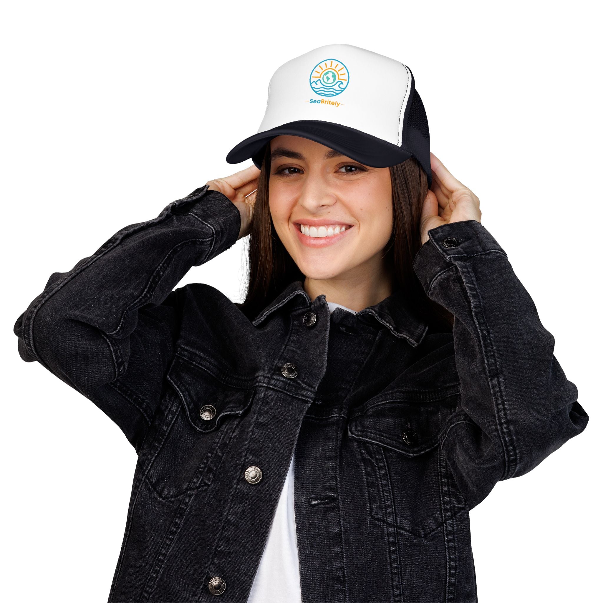 Sunrise Wave Trucker Cap - Foam Trucker Hat
