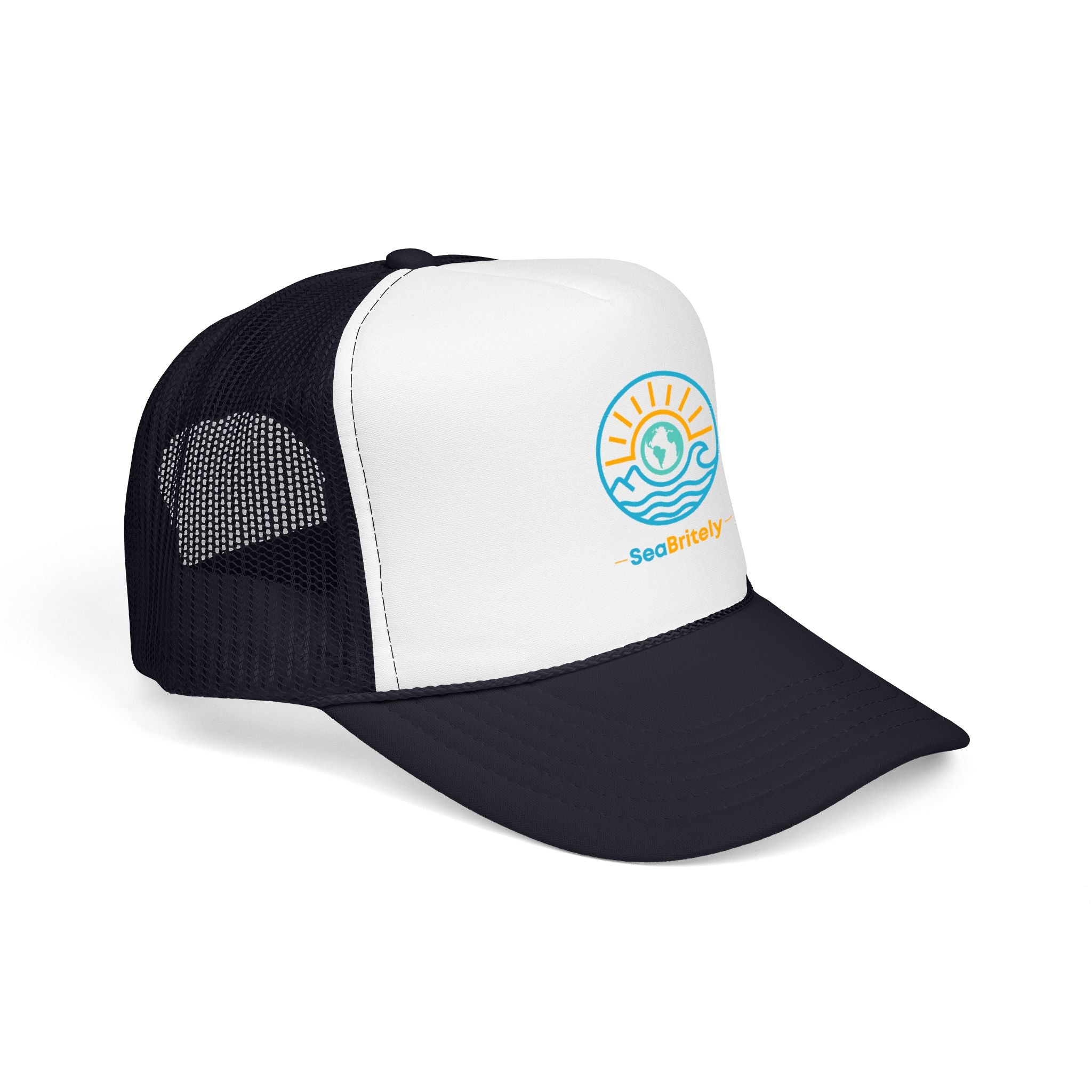 Sunrise Wave Trucker Cap - Foam Trucker Hat
