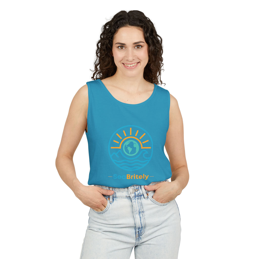 SeaBritey Logo Tank Top — Eco Surf Vibes Graphic Tank