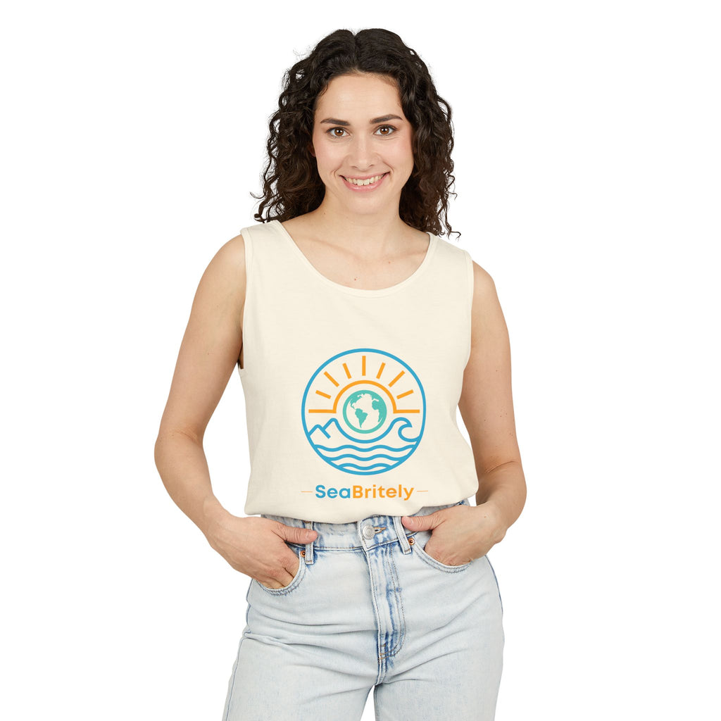 SeaBritey Logo Tank Top — Eco Surf Vibes Graphic Tank