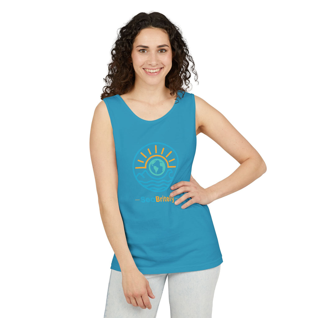 SeaBritey Logo Tank Top — Eco Surf Vibes Graphic Tank