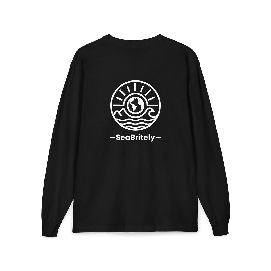 Long Sleeve Pocket T-Shirt — Classic White Cotton Tee