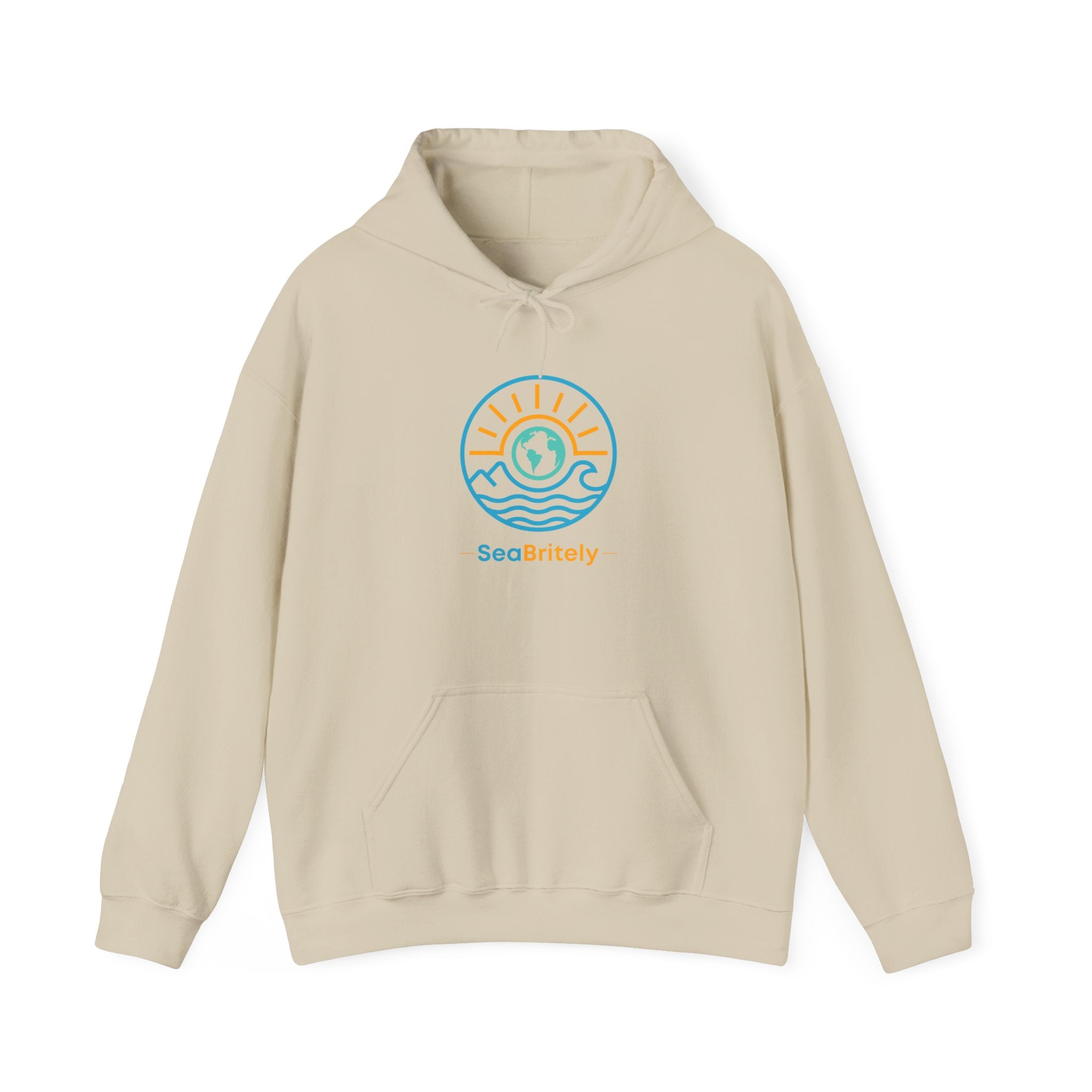 Coastal Calm Hoodie —  Cotton Blend Pullover