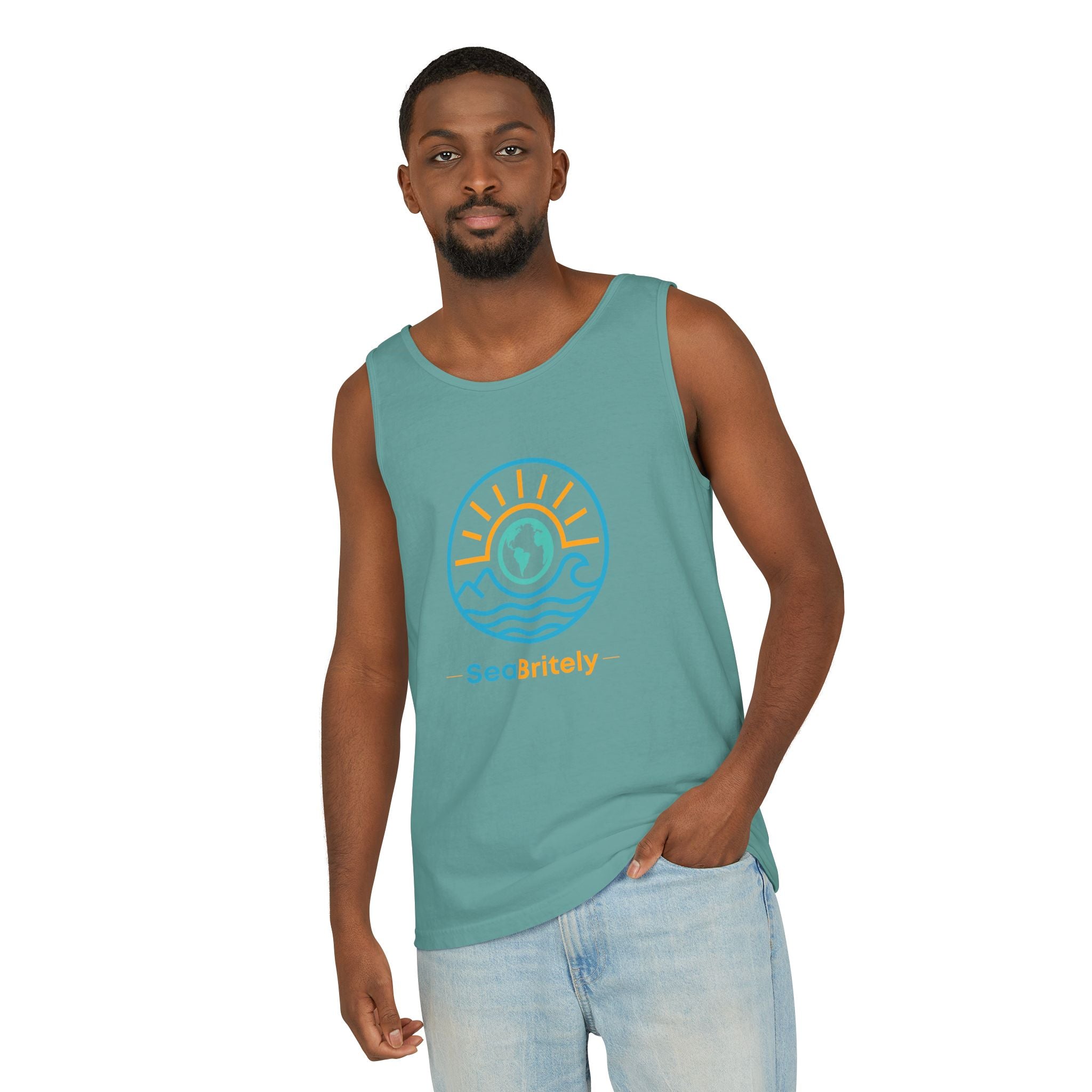 SeaBritey Logo Tank Top — Eco Surf Vibes Graphic Tank