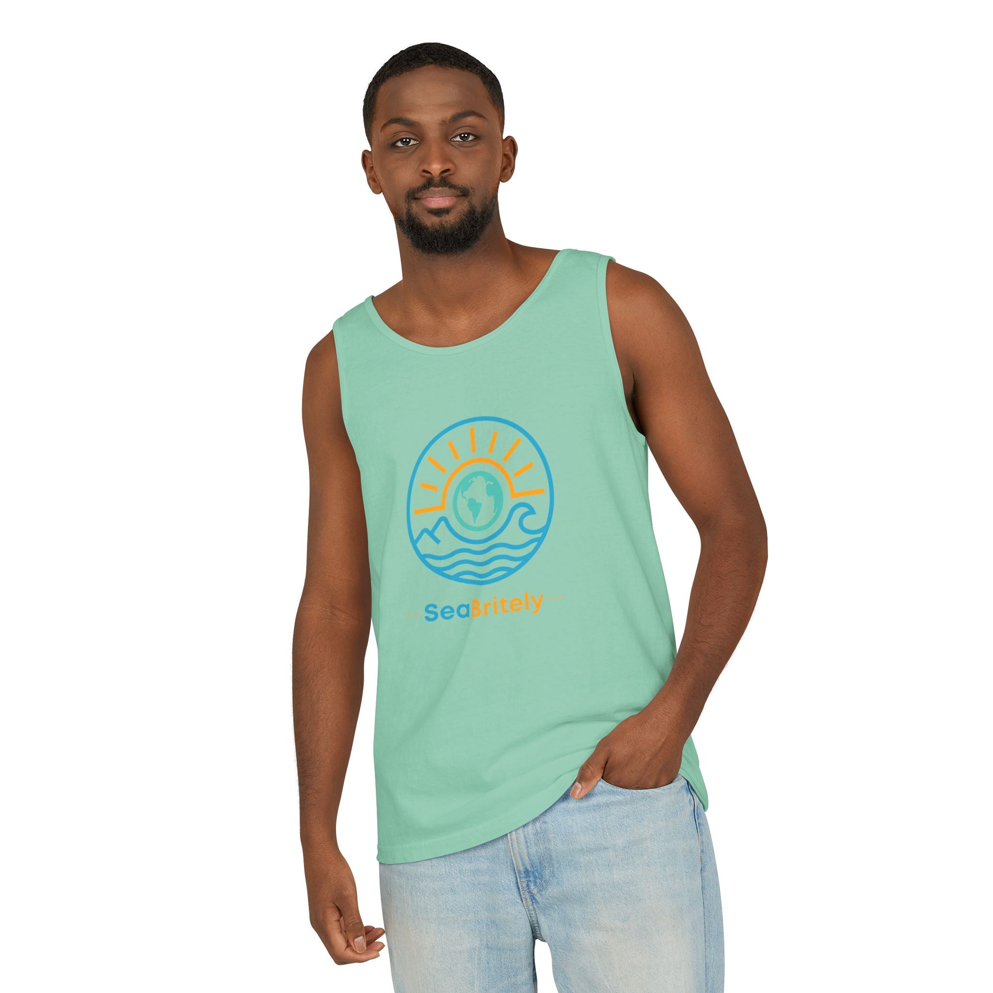 SeaBritey Logo Tank Top — Eco Surf Vibes Graphic Tank