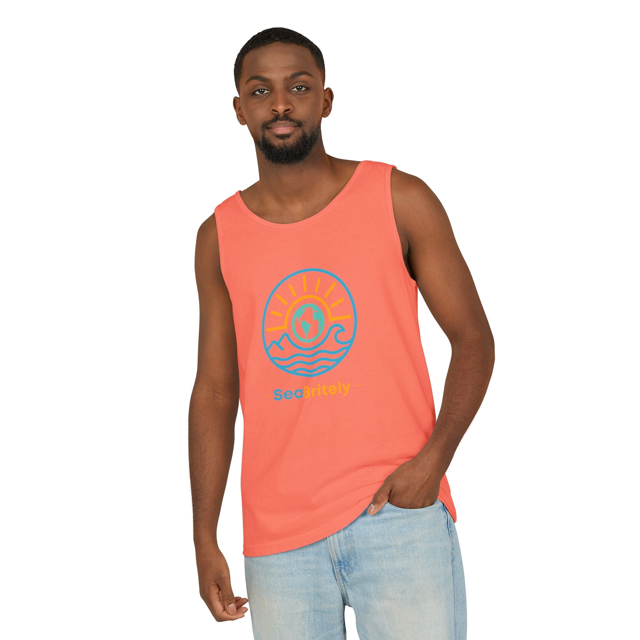 SeaBritey Logo Tank Top — Eco Surf Vibes Graphic Tank