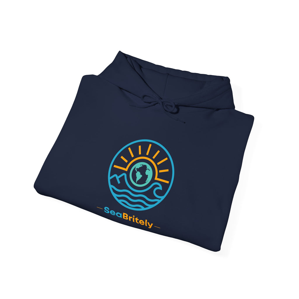Coastal Calm Hoodie —  Cotton Blend Pullover