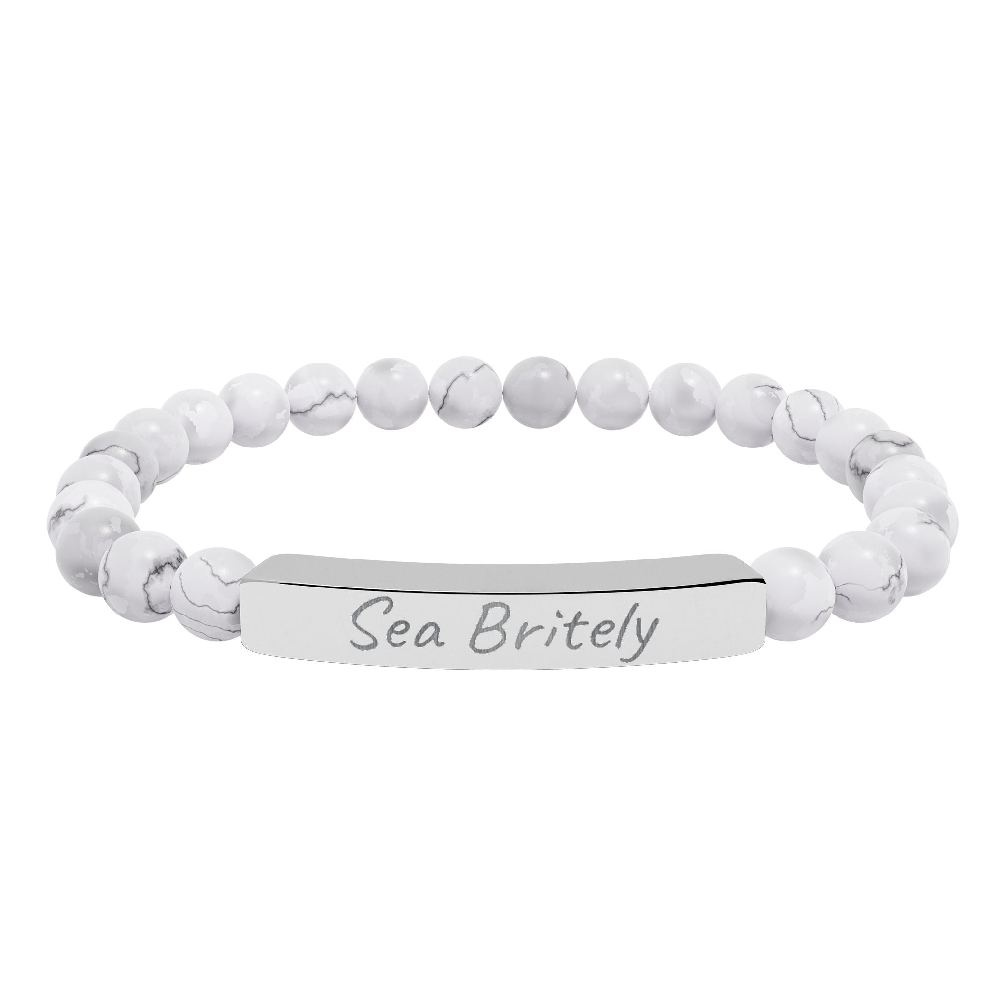 Sea Britely Natural Stone Stretch Bracelet