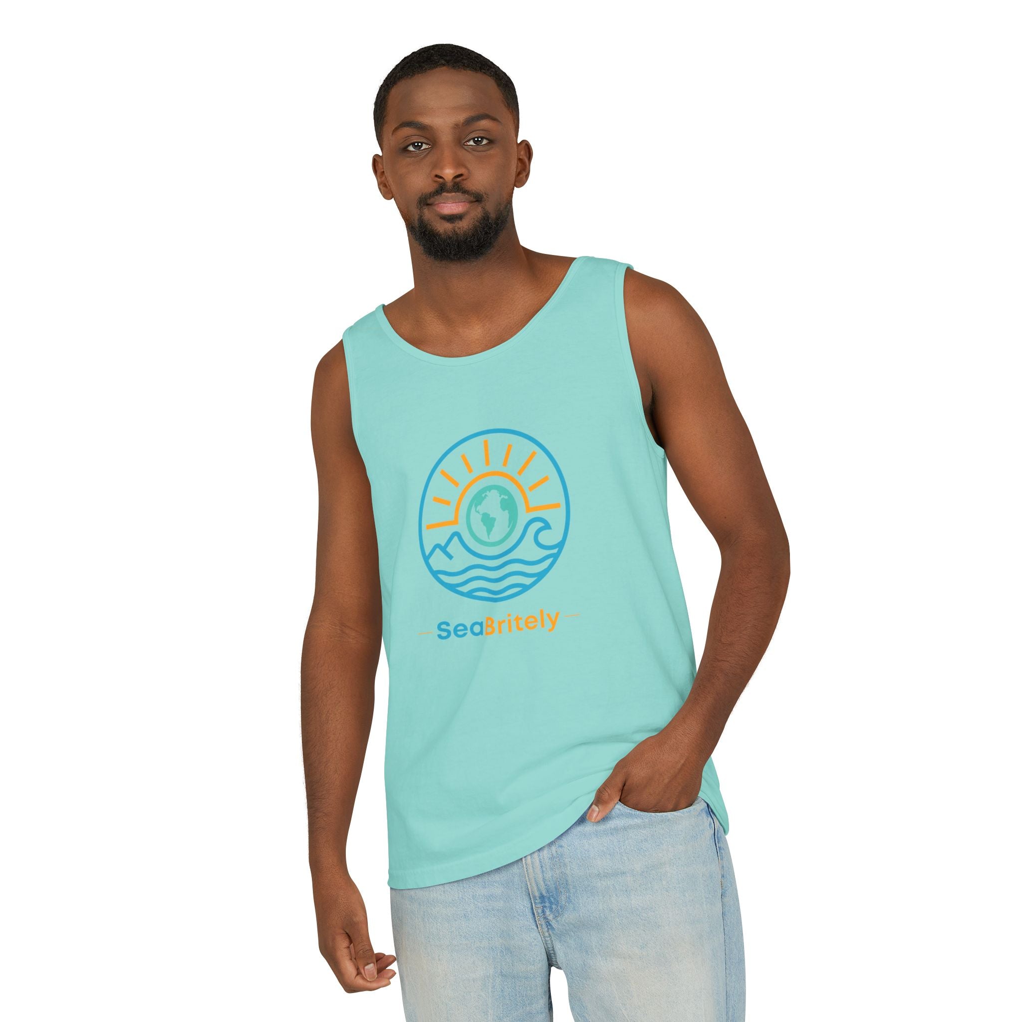 SeaBritey Logo Tank Top — Eco Surf Vibes Graphic Tank