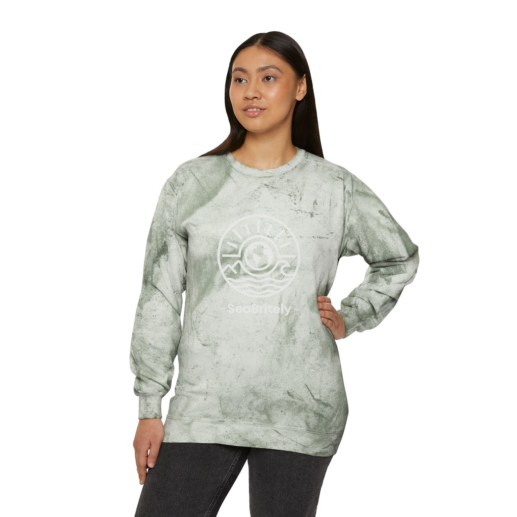 Sea Britely Tie-Dye Crewneck Sweatshirt