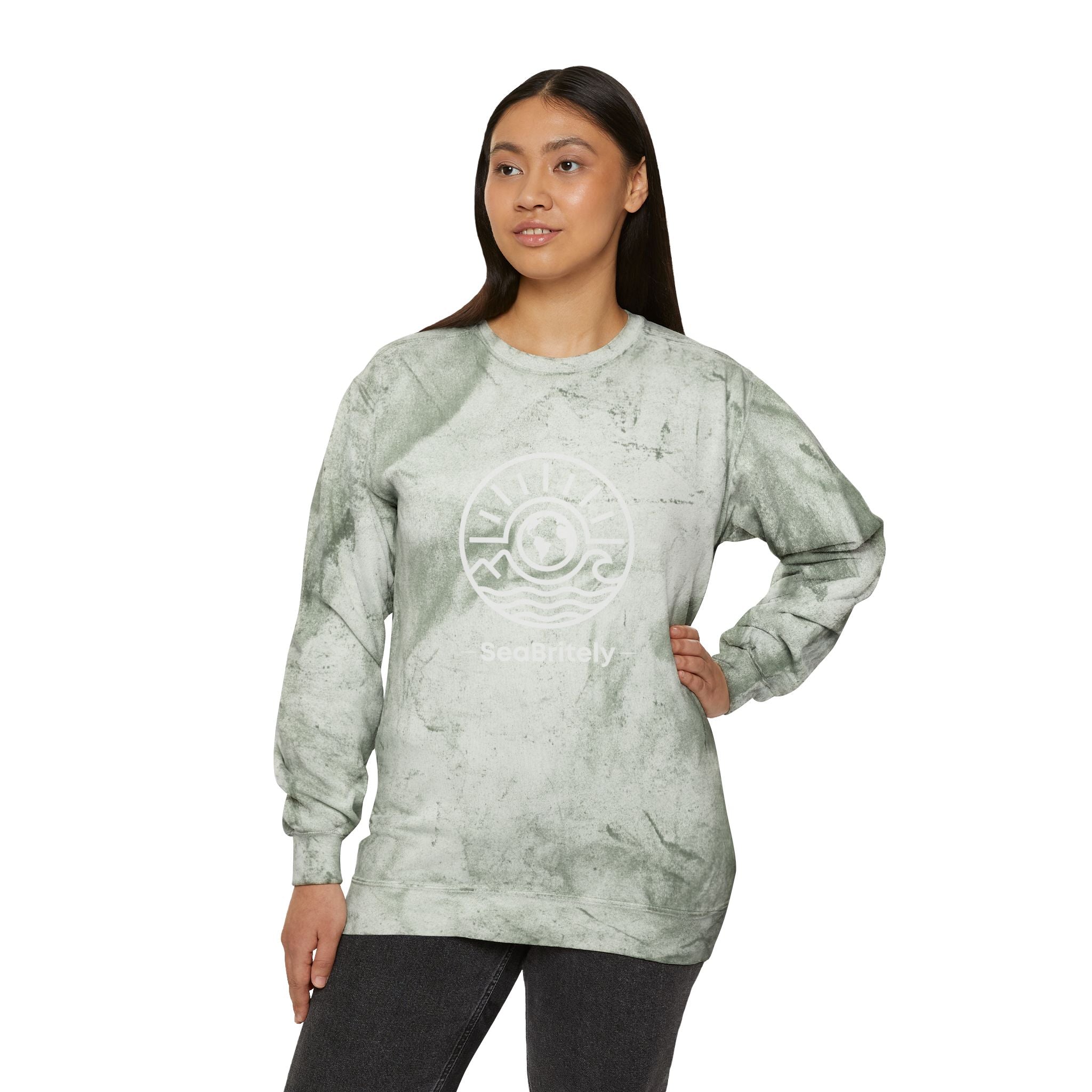 Sea Britely Tie-Dye Crewneck Sweatshirt