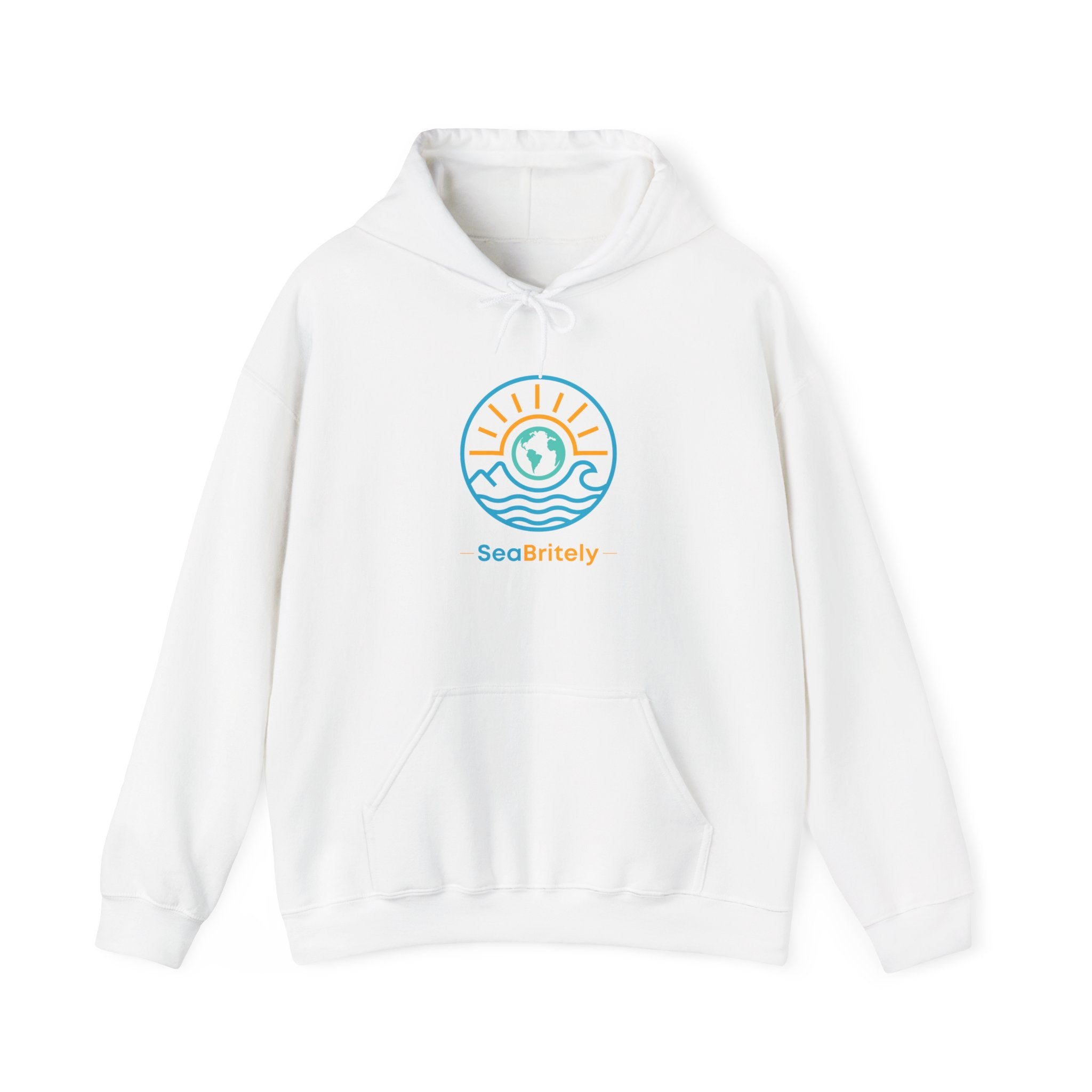 Coastal Calm Hoodie —  Cotton Blend Pullover