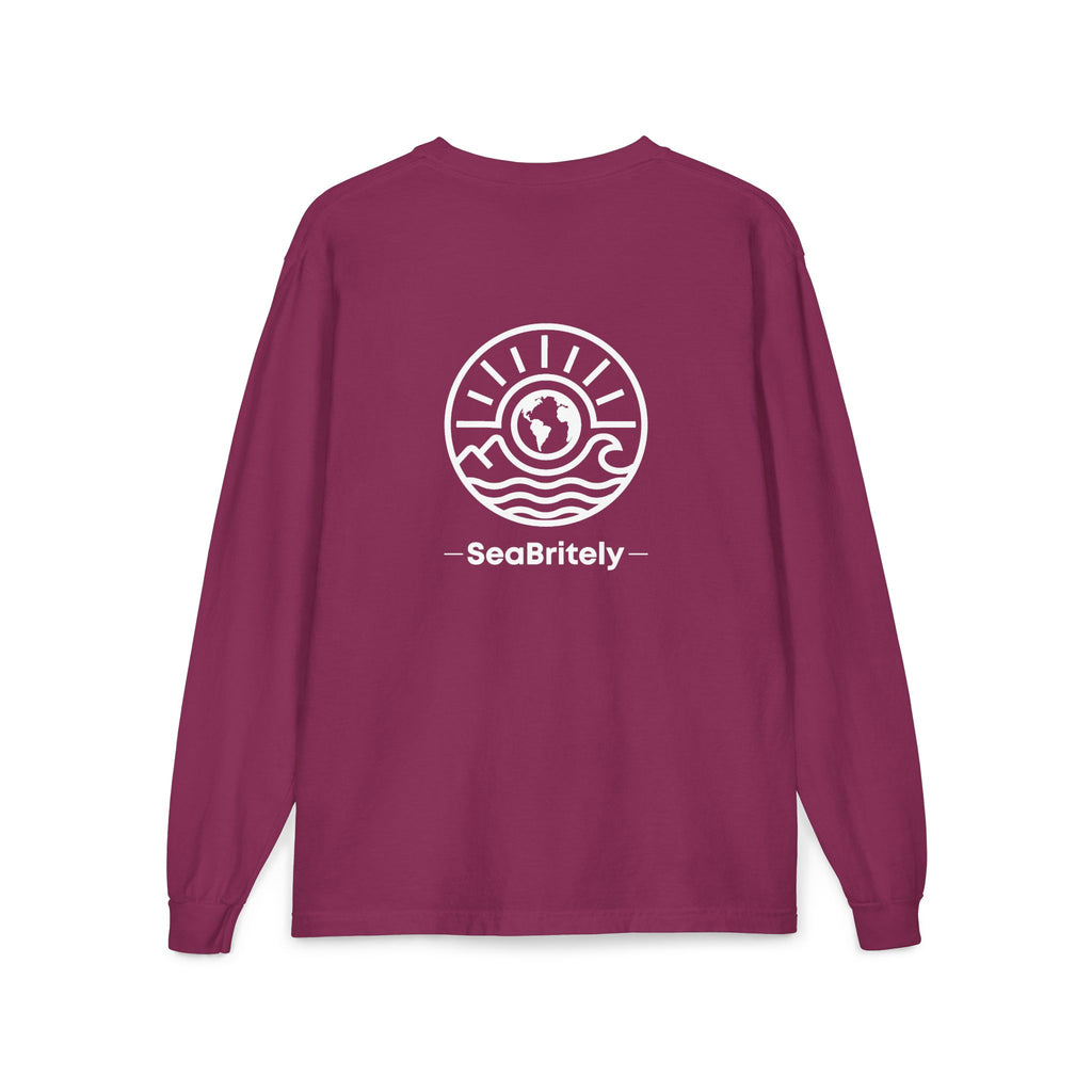 Long Sleeve Pocket T-Shirt — Classic White Cotton Tee