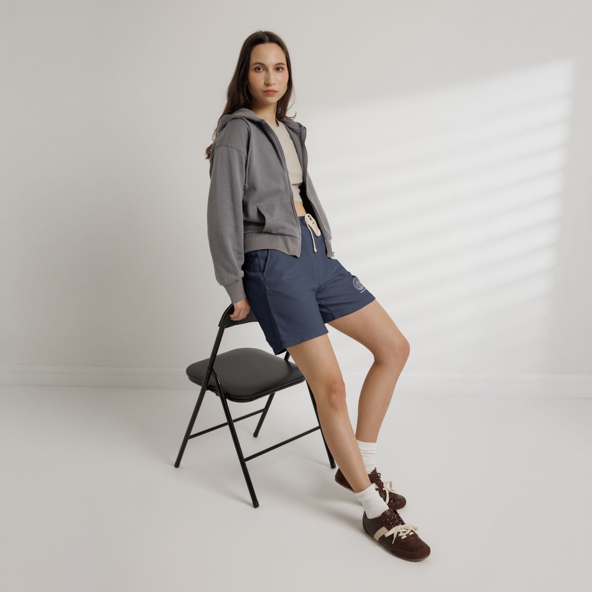 Lightweight Fleece Sweat Shorts — Garment-Dyed Casual Lounge Shorts